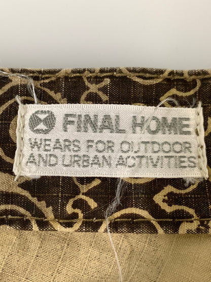 【中古品】【メンズ】 FINAL HOME ファイナルホーム 総柄 PANTS FH51FF043 ボトムス パンツ 151-260811-hu-02-min サイズ：S カラー：ブラウン系 万代Net店