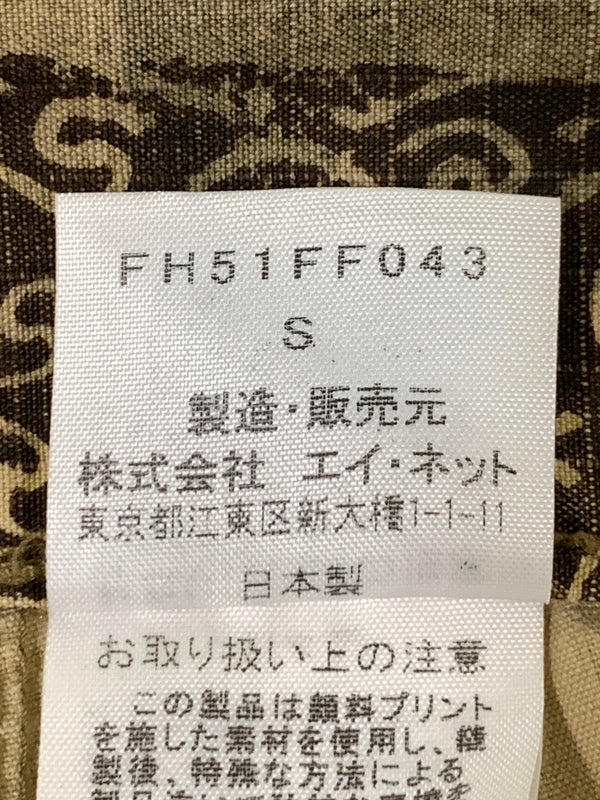 【中古品】【メンズ】 FINAL HOME ファイナルホーム 総柄 PANTS FH51FF043 ボトムス パンツ 151-260811-hu-02-min サイズ：S カラー：ブラウン系 万代Net店
