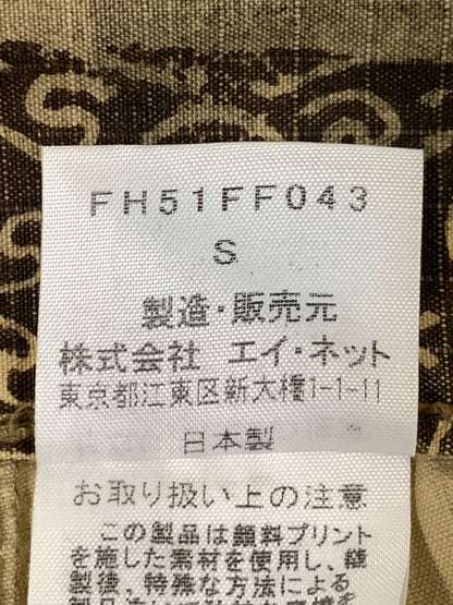 【中古品】【メンズ】 FINAL HOME ファイナルホーム 総柄 PANTS FH51FF043 ボトムス パンツ 151-260811-hu-02-min サイズ：S カラー：ブラウン系 万代Net店
