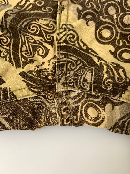 【中古品】【メンズ】 FINAL HOME ファイナルホーム 総柄 PANTS FH51FF043 ボトムス パンツ 151-260811-hu-02-min サイズ：S カラー：ブラウン系 万代Net店