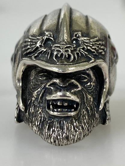 【中古品】【メンズ】 JAP工房 PLANET OF THE APES SV925 ATTAR RING プラネット オブ ザ エイプ シルバー アター リング 指輪 アクセサリー 192-260811-jt-04-min カラー：シルバー 17号 万代Net店