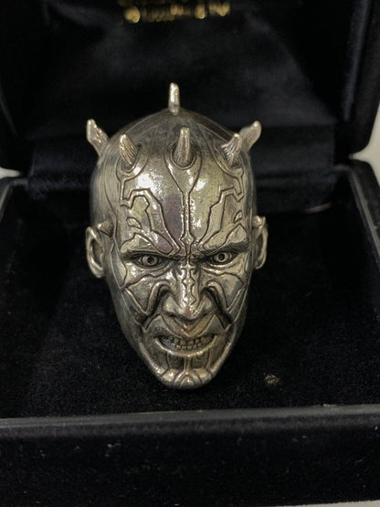 【中古品】【メンズ/レディース】 JAP工房 STAR WARS SV925 DARTH MAUL RING スターウォーズ ダース モール リング シルバー925 指輪 銀 公式ライセンスリング 192-260817-em-09-min カラー：シルバー 17号 万代Net店