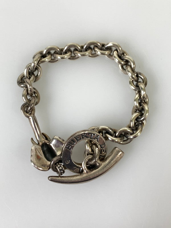 【中古品】【メンズ/レディース】 PUERTA DEL SOL プエルタデルソル SV950 BRACELET ブレスレット シルバー950 アクセサリー 腕輪 アニマルモチーフ 192-260817-em-14-min カラー：シルバー 万代Net店
