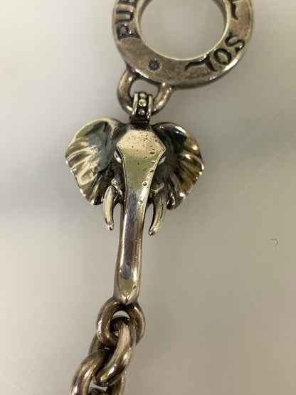 【中古品】【メンズ/レディース】 PUERTA DEL SOL プエルタデルソル SV950 BRACELET ブレスレット シルバー950 アクセサリー 腕輪 アニマルモチーフ 192-260817-em-14-min カラー：シルバー 万代Net店