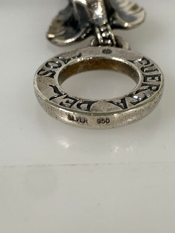 【中古品】【メンズ/レディース】 PUERTA DEL SOL プエルタデルソル SV950 BRACELET ブレスレット シルバー950 アクセサリー 腕輪 アニマルモチーフ 192-260817-em-14-min カラー：シルバー 万代Net店
