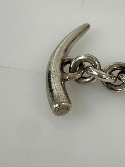 【中古品】【メンズ/レディース】 PUERTA DEL SOL プエルタデルソル SV950 BRACELET ブレスレット シルバー950 アクセサリー 腕輪 アニマルモチーフ 192-260817-em-14-min カラー：シルバー 万代Net店