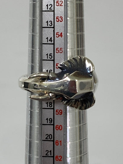 【中古品】【メンズ】 PUERTA DEL SOL プエルタデルソル SV950 RING シルバー950 リング 指輪 アクセサリー アニマルモチーフ 193-260817-em-15-min カラー：シルバー 17号 万代Net店