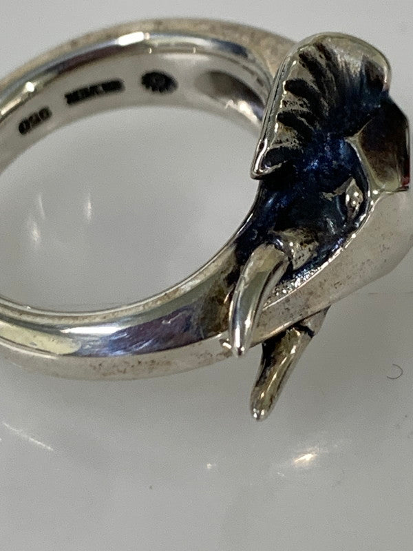 【中古品】【メンズ】 PUERTA DEL SOL プエルタデルソル SV950 RING シルバー950 リング 指輪 アクセサリー アニマルモチーフ 193-260817-em-15-min カラー：シルバー 17号 万代Net店