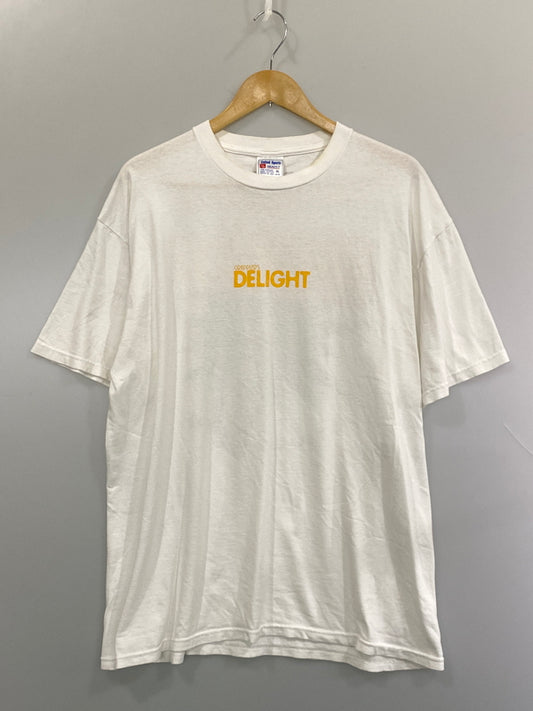 【中古品】【メンズ】 GRAPPLE グラップル GRAPPLER'S DELIGHT TEE グラップラーズディライト 半袖Tシャツ ショートスリーブ 146-260815-ta-28-min サイズ：XL カラー：ホワイト 万代Net店