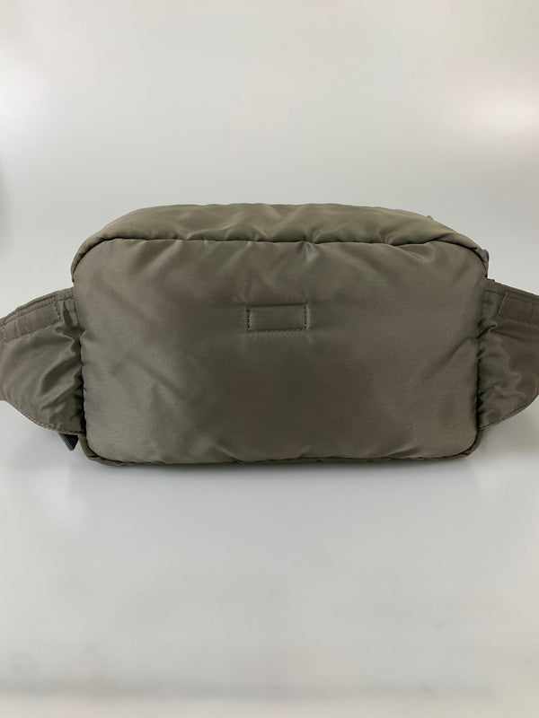 【中古品】【メンズ/レディース】 PORTER ポーター TANKER WAIST BAG タンカー ウエスト バッグ ウエストポーチ ヒップバッグ カバン 188-260817-em-05-min カラー：グレー系 万代Net店
