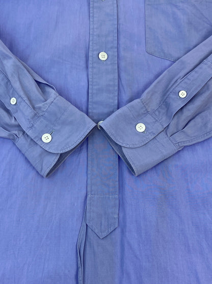 【中古品】【メンズ】 COMOLI コモリ BAND COLLAR SHIRT U03-02002 バンドカラーシャツ 長袖シャツ トップス 140-261013-yn-10-min カラー：ブルー系 万代Net店
