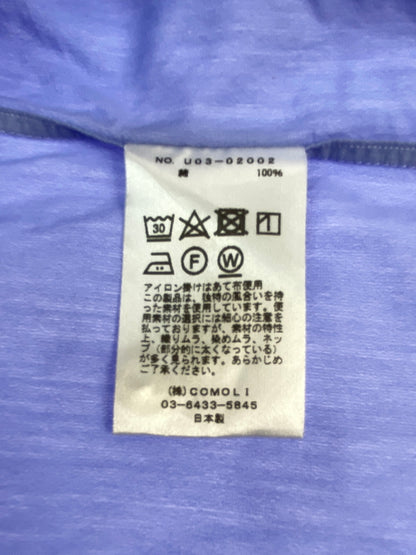 【中古品】【メンズ】 COMOLI コモリ BAND COLLAR SHIRT U03-02002 バンドカラーシャツ 長袖シャツ トップス 140-261013-yn-10-min カラー：ブルー系 万代Net店