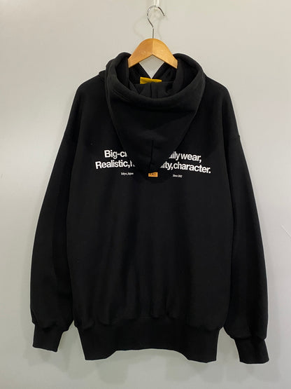 【中古品】【メンズ】 FAT エフエイティー F32520-SW03-AB SIGOVER HOODIE スウェットパーカー フーディ 142-260815-ta-21-min サイズ：FAT カラー：ブラック 万代Net店