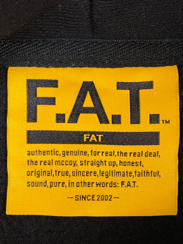 【中古品】【メンズ】 FAT エフエイティー F32520-SW03-AB SIGOVER HOODIE スウェットパーカー フーディ 142-260815-ta-21-min サイズ：FAT カラー：ブラック 万代Net店