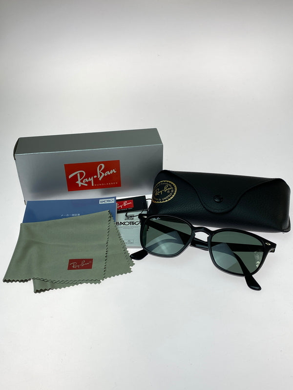 【中古品】【メンズ/レディース】 RAY-BAN レイバン ASIAN FIT SQUARE SUNGLASSES RB4258F アジアン フィット スクエア サングラス 52□20-150 アクサセリー メガネ サングラス 203-260823-em-37-min カラー：ブラック 万代Net店