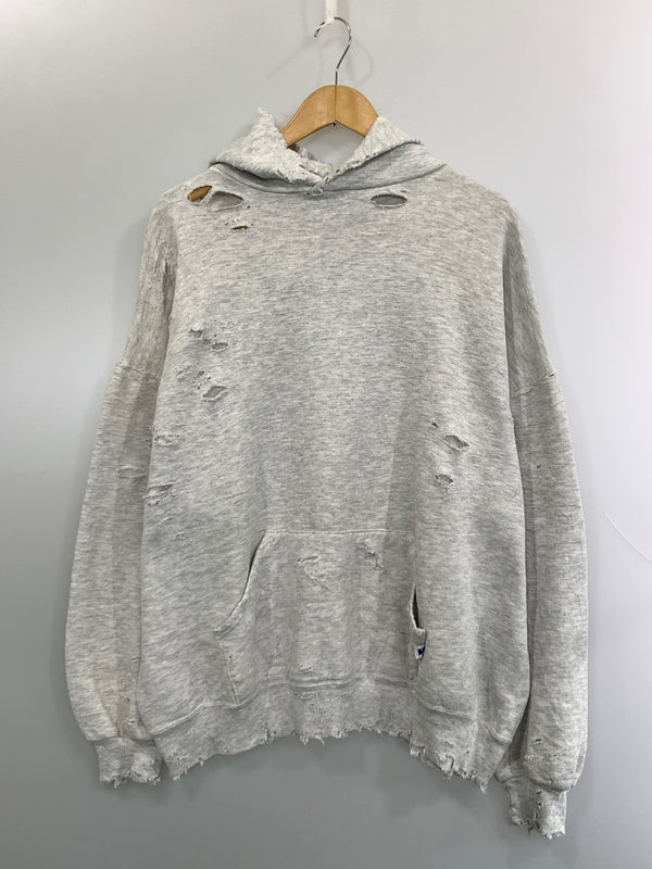 【現状渡し品】【メンズ】 RUSSELL ATHLETIC ラッセル アスレティック SWEAT HOODIE スウェット フーディ パーカー ロングスリーブ 長袖 146-260822-hu-25-min サイズ：XXL カラー：ライトグレー 万代Net店