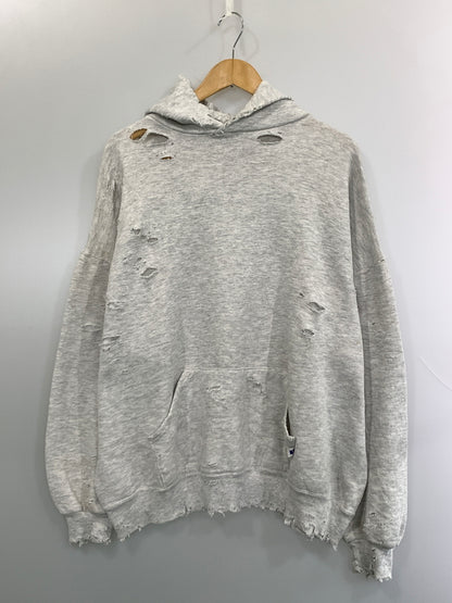 【現状渡し品】【メンズ】 RUSSELL ATHLETIC ラッセル アスレティック SWEAT HOODIE スウェット フーディ パーカー ロングスリーブ 長袖 146-260822-hu-25-min サイズ：XXL カラー：ライトグレー 万代Net店