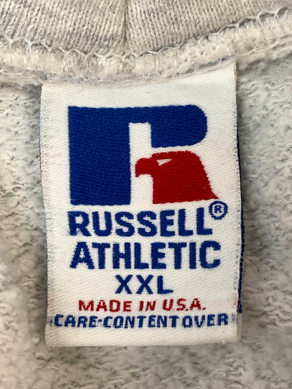 【現状渡し品】【メンズ】 RUSSELL ATHLETIC ラッセル アスレティック SWEAT HOODIE スウェット フーディ パーカー ロングスリーブ 長袖 146-260822-hu-25-min サイズ：XXL カラー：ライトグレー 万代Net店