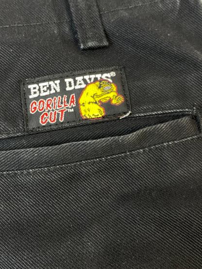 【中古品】【メンズ】 BEN DAVIS ベンデイビス GORILLA CUT WORK PANTS ゴリラカットパンツ ワークパンツ チノパン 157-260815-ta-11-min サイズ：サイズ不明 カラー：ブラック 万代Net店
