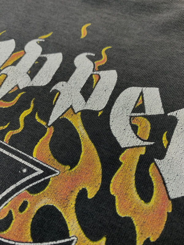 【現状渡し品】【メンズ】 DELTA PRO WEIGHT デルタ プロ ウェイト CHOPERS FLAMES L S TEE チョッパーズ・フレイムス エルエスティー メンズ トップス 長袖Tシャツ 146-260813-KS-18-min サイズ：XL カラー：グレー 万代Net店
