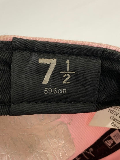 【中古品】【メンズ】 NEW ERA ニューエラ × SUPREME シュプリーム BOX LOGO CAP PINK ボックス ロゴ キャップ 帽子 ベースボールキャップ 185-260817-em-17-min サイズ：7 1/2 カラー：ピンク 万代Net店