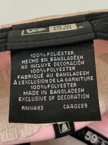 【中古品】【メンズ】 NEW ERA ニューエラ × SUPREME シュプリーム BOX LOGO CAP PINK ボックス ロゴ キャップ 帽子 ベースボールキャップ 185-260817-em-17-min サイズ：7 1/2 カラー：ピンク 万代Net店