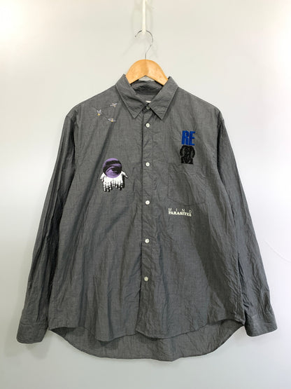 【中古品】【メンズ】 UNDERCOVER アンダーカバー 26SS TYPEWRITER CHAMBRAY LS SHIRT UP1F4413 2026年春夏 タイプライター シャンブレー エルエスシャツ メンズ 140-260813-KS-15-min サイズ：2 カラー：グレー 万代Net店