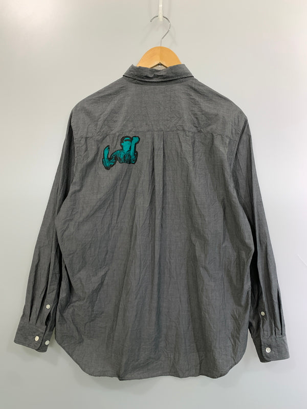 【中古品】【メンズ】 UNDERCOVER アンダーカバー 26SS TYPEWRITER CHAMBRAY LS SHIRT UP1F4413 2026年春夏 タイプライター シャンブレー エルエスシャツ メンズ 140-260813-KS-15-min サイズ：2 カラー：グレー 万代Net店