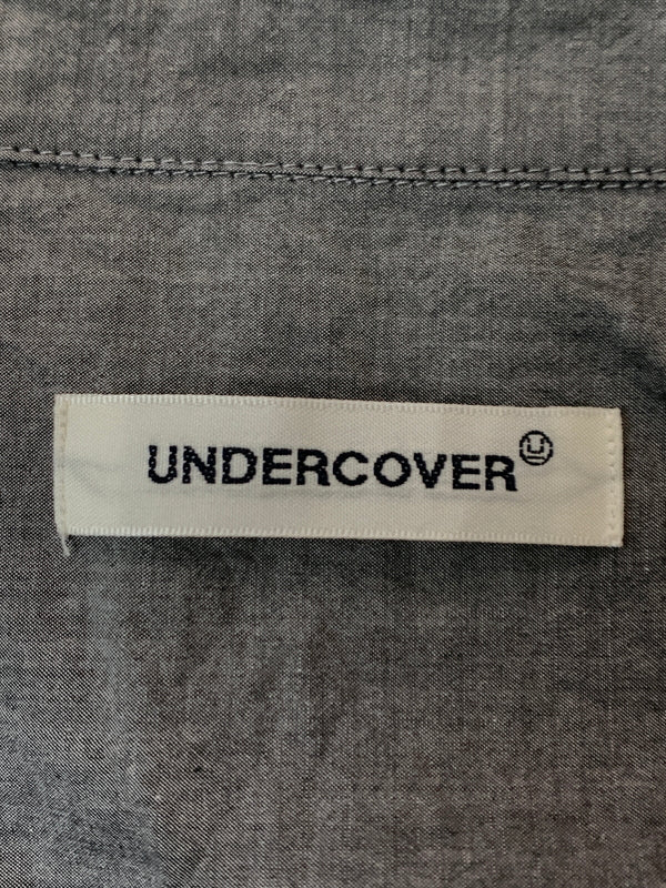 【中古品】【メンズ】 UNDERCOVER アンダーカバー 26SS TYPEWRITER CHAMBRAY LS SHIRT UP1F4413 2026年春夏 タイプライター シャンブレー エルエスシャツ メンズ 140-260813-KS-15-min サイズ：2 カラー：グレー 万代Net店