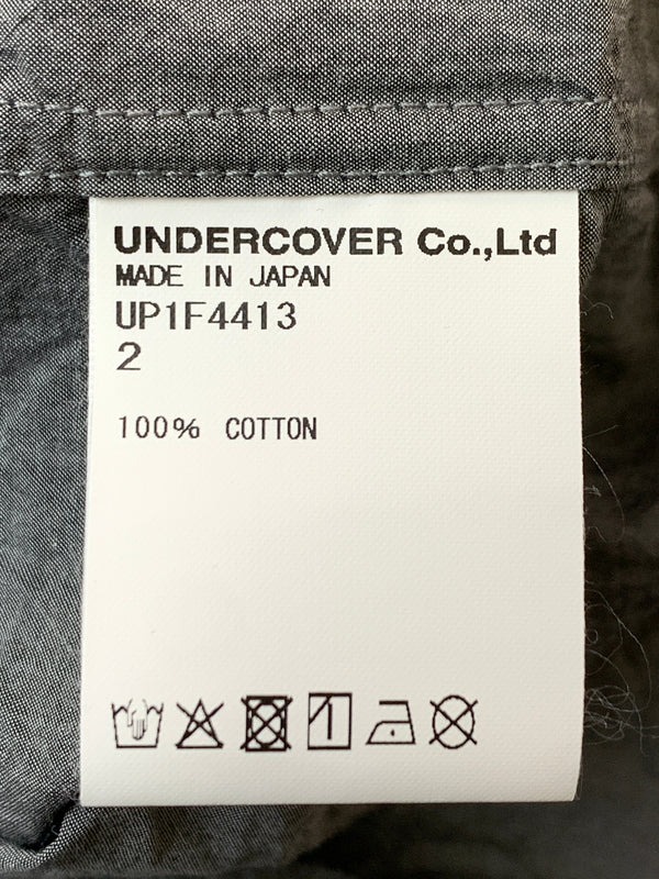 【中古品】【メンズ】 UNDERCOVER アンダーカバー 26SS TYPEWRITER CHAMBRAY LS SHIRT UP1F4413 2026年春夏 タイプライター シャンブレー エルエスシャツ メンズ 140-260813-KS-15-min サイズ：2 カラー：グレー 万代Net店