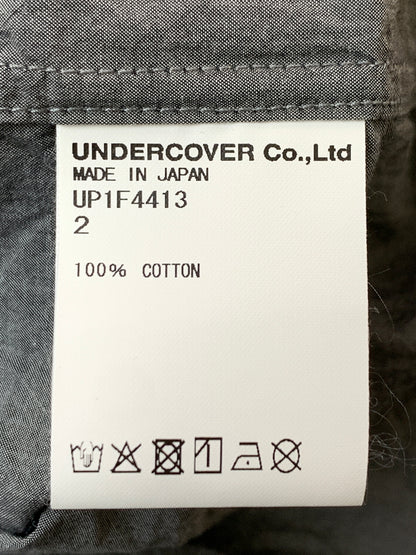 【中古品】【メンズ】 UNDERCOVER アンダーカバー 26SS TYPEWRITER CHAMBRAY LS SHIRT UP1F4413 2026年春夏 タイプライター シャンブレー エルエスシャツ メンズ 140-260813-KS-15-min サイズ：2 カラー：グレー 万代Net店