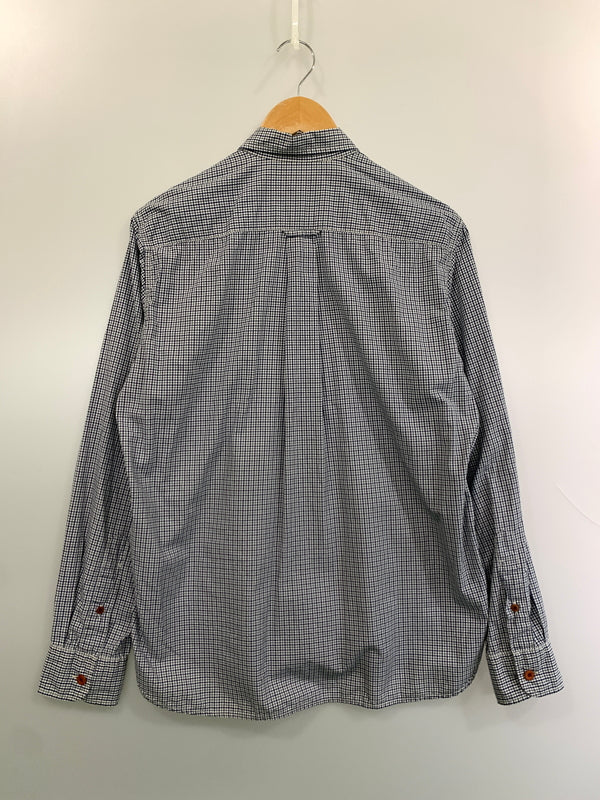 【中古品】【メンズ】 COMME DES GARCONS HOMME コム デ ギャルソン オム CRAZY PATTERN LS SHIRT クレイジー パターン エルエスシャツHB-B005 メンズ 長袖シャツ 140-260813-KS-12-min サイズ：M カラー：ブルー/グリーン/ベージュ 万代Net店