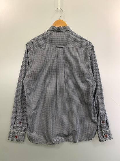 【中古品】【メンズ】 COMME DES GARCONS HOMME コム デ ギャルソン オム CRAZY PATTERN LS SHIRT クレイジー パターン エルエスシャツHB-B005 メンズ 長袖シャツ 140-260813-KS-12-min サイズ：M カラー：ブルー/グリーン/ベージュ 万代Net店