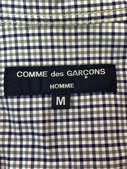 【中古品】【メンズ】 COMME DES GARCONS HOMME コム デ ギャルソン オム CRAZY PATTERN LS SHIRT クレイジー パターン エルエスシャツHB-B005 メンズ 長袖シャツ 140-260813-KS-12-min サイズ：M カラー：ブルー/グリーン/ベージュ 万代Net店