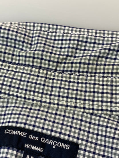 【中古品】【メンズ】 COMME DES GARCONS HOMME コム デ ギャルソン オム CRAZY PATTERN LS SHIRT クレイジー パターン エルエスシャツHB-B005 メンズ 長袖シャツ 140-260813-KS-12-min サイズ：M カラー：ブルー/グリーン/ベージュ 万代Net店