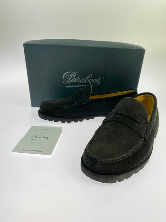 【中古品】【メンズ】 PARABOOT パラブーツ 215241 CORAUX RAID コロー レイド ローファー 靴 162-260819-jt-21-min サイズ：８ カラー：ブラック 万代Net店
