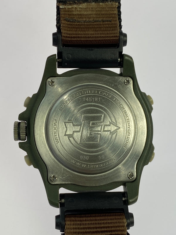 【中古品】【メンズ】 TIMEX タイメックス EXPEDITION COMBO アナログ クオーツ 腕時計 T45181 ウォッチ 198-260821-hu-10-min カラー：ベージュ/ブラック/カーキ/ブラウン 万代Net店