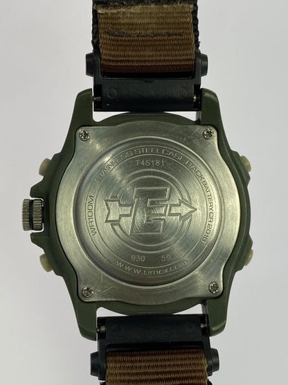 【中古品】【メンズ】 TIMEX タイメックス EXPEDITION COMBO アナログ クオーツ 腕時計 T45181 ウォッチ 198-260821-hu-10-min カラー：ベージュ/ブラック/カーキ/ブラウン 万代Net店