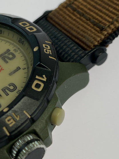 【中古品】【メンズ】 TIMEX タイメックス EXPEDITION COMBO アナログ クオーツ 腕時計 T45181 ウォッチ 198-260821-hu-10-min カラー：ベージュ/ブラック/カーキ/ブラウン 万代Net店