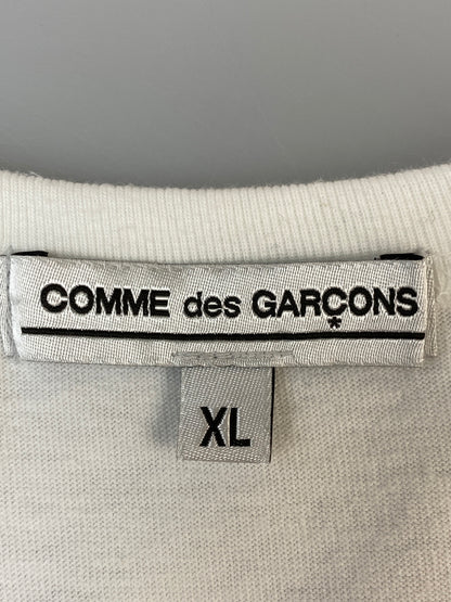 【中古品】【メンズ】 COMME DES GARCONS コムデギャルソン 青山店限定 半袖Tシャツ コットン TEE OK-T103 SS TEE 140-260815-ta-17-min サイズ：XL カラー：ホワイト 万代Net店