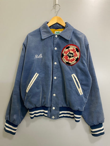 【現状渡し品】【メンズ】 MAPLE メイプル RUTH コーデュロイ スタジャン 146-260822-hu-19-min サイズ：M カラー：ブルー 万代Net店