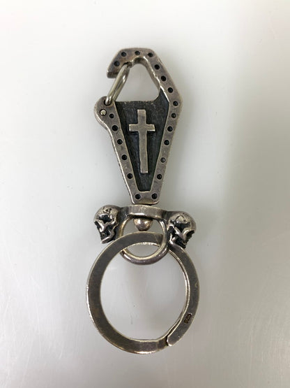 【中古品】【メンズ/レディース】 GARCIA ガルシア キーリング キーホルダー アクセサリー 192-260817-em-11-min カラー：シルバー 万代Net店