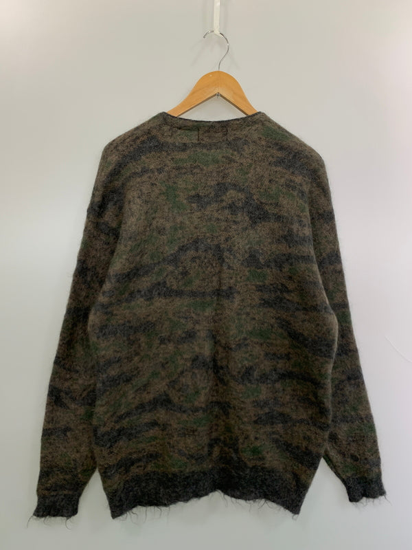 【中古品】【メンズ】 HYSTERIC GLAMOUR ヒステリックグラマー カモ柄 ジャガード カーディガン 02253ND05 メンズ トップス 140-260813-KS-11-min サイズ：L カラー：マルチカラー 万代Net店