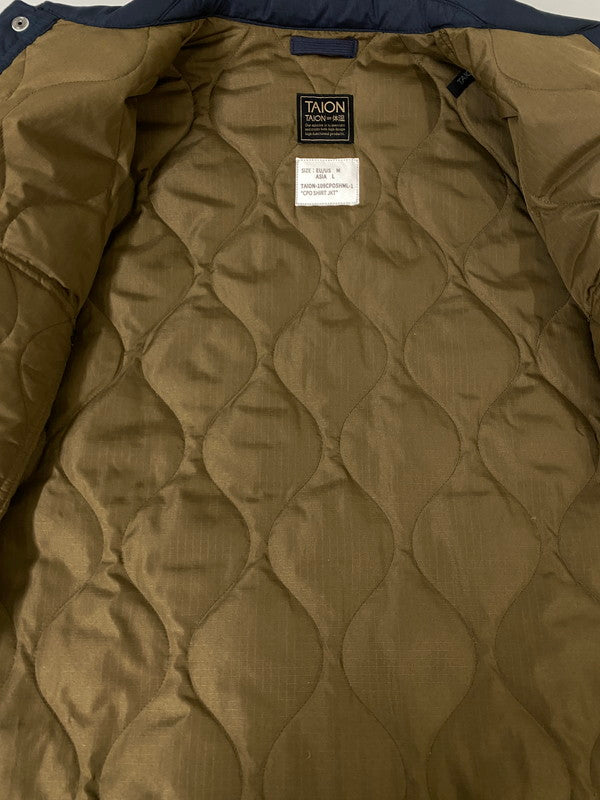 【中古品】【メンズ】 TAION タイオン MILITARY JACKET ミリタリー ジャケット 上着 アウター 144-260822-hu-18-min サイズ：M カラー：ネイビー 万代Net店