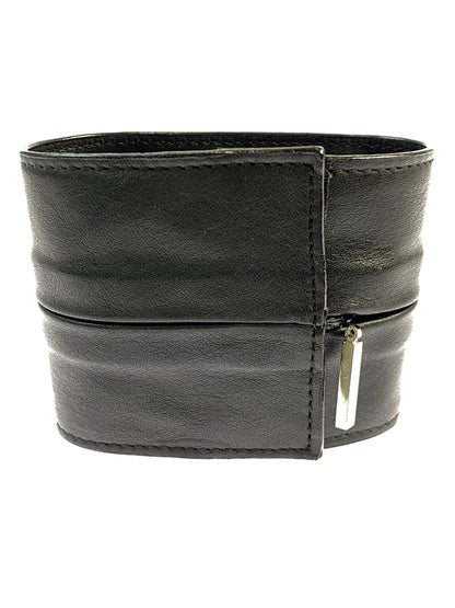 【中古品】【メンズ/レディース】 GUCCI グッチ レザー バングル コインケース 039・1669・0996 アクセサリー 財布 ポーチ 182-260821-hu-01-min カラー：ブラック 万代Net店