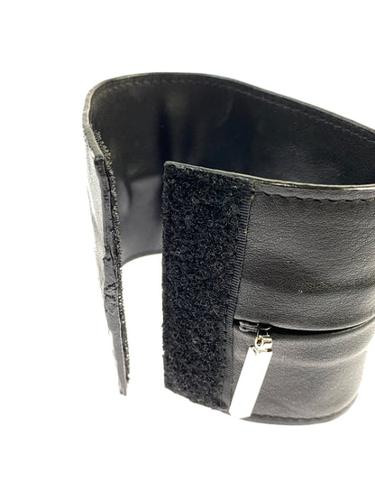 【中古品】【メンズ/レディース】 GUCCI グッチ レザー バングル コインケース 039・1669・0996 アクセサリー 財布 ポーチ 182-260821-hu-01-min カラー：ブラック 万代Net店
