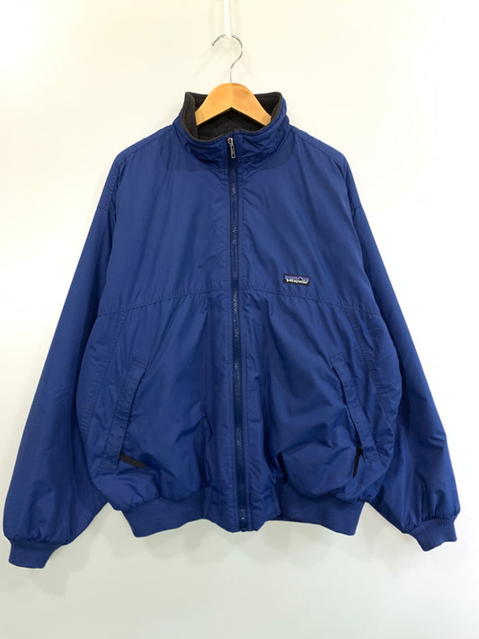 【中古品】【メンズ】 PATAGONIA パタゴニア 90S USA製 シェルドシンチラジャケット 1990年代 メンズ アウター 146-260813-KS-09-min サイズ：L カラー：ブルー 万代Net店