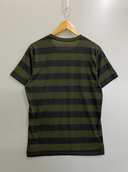 【中古品】【メンズ】 THE NORTH FACE ザ ノースフェイス ボーダー SS TEE NT32082 ショートスリーブ 半袖 Tシャツ ティーシャツ 144-260822-hu-05-min サイズ：L カラー：グレー/グリーン 万代Net店