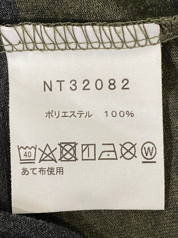 【中古品】【メンズ】 THE NORTH FACE ザ ノースフェイス ボーダー SS TEE NT32082 ショートスリーブ 半袖 Tシャツ ティーシャツ 144-260822-hu-05-min サイズ：L カラー：グレー/グリーン 万代Net店