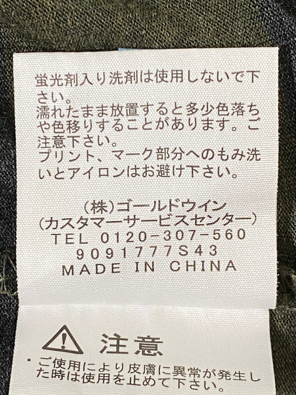 【中古品】【メンズ】 THE NORTH FACE ザ ノースフェイス ボーダー SS TEE NT32082 ショートスリーブ 半袖 Tシャツ ティーシャツ 144-260822-hu-05-min サイズ：L カラー：グレー/グリーン 万代Net店